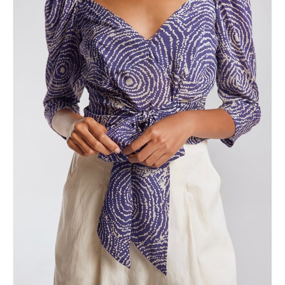 Anthropologie Mireille For Hope of flowers top - Picture 3 of 8